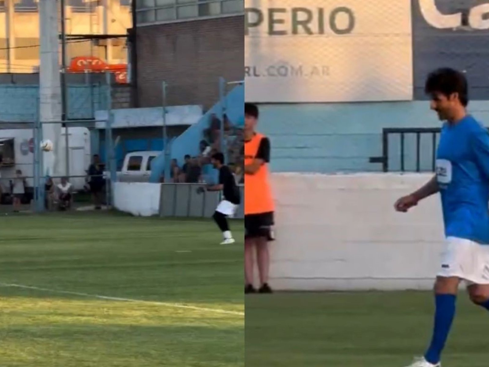 Video: el golazo de Pablo Aimar en un partido a beneficio en Estudiantes de Río Cuarto :: Olé