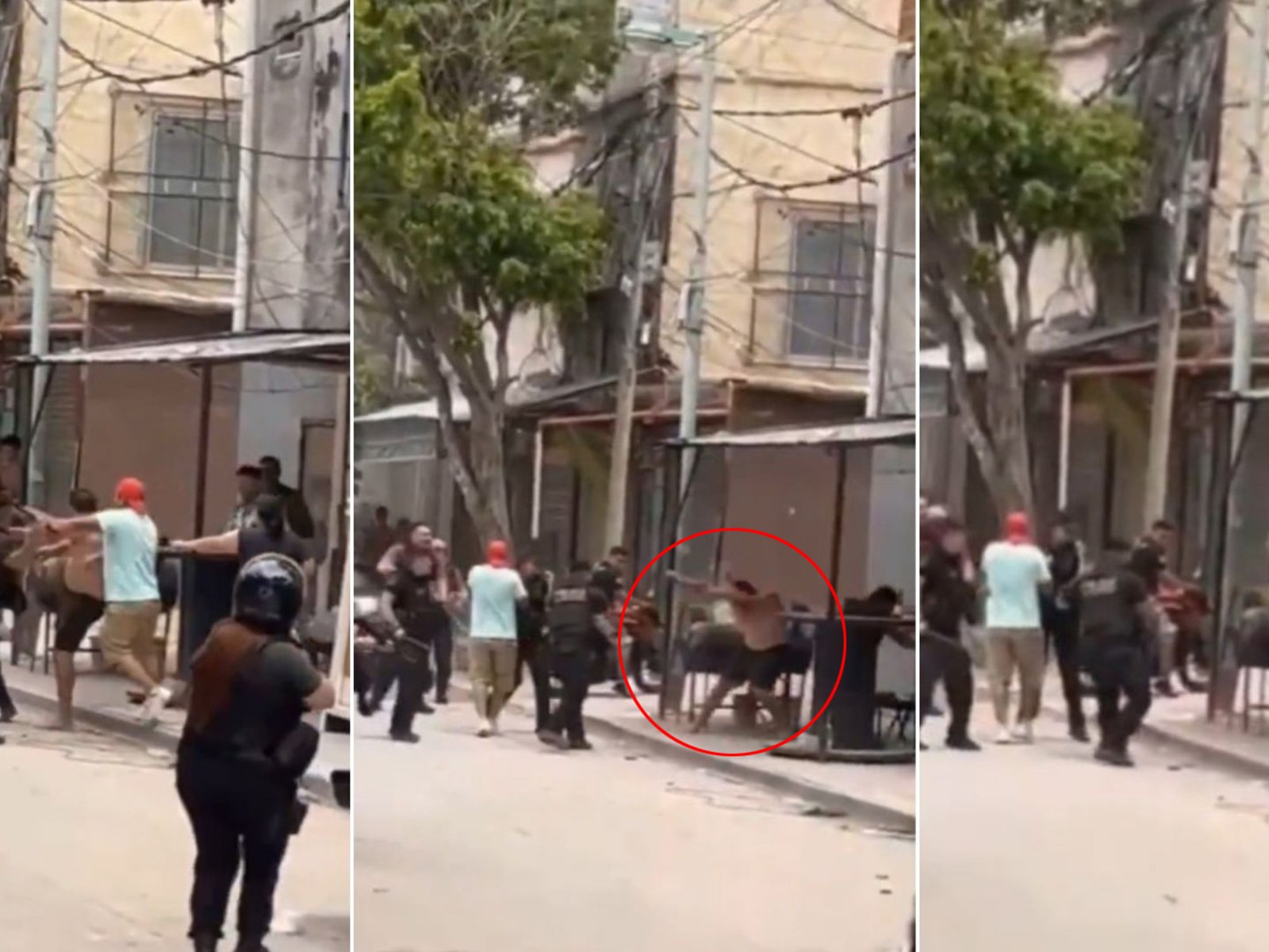 intervino la Policía y hay un muerto