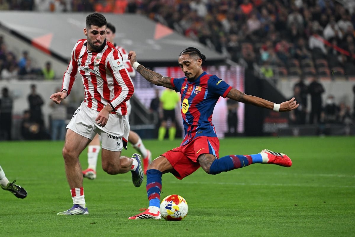 Así te hemos contado la goleada del Barcelona ante el Athletic en la primera semifinal de la Supercopa de España | Fútbol | Deportes