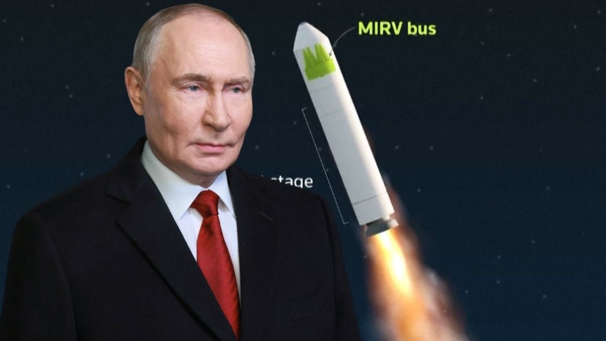 Cómo es el misil Oreshnik, con el que Putin atacó Ucrania y amenaza la frontera europea