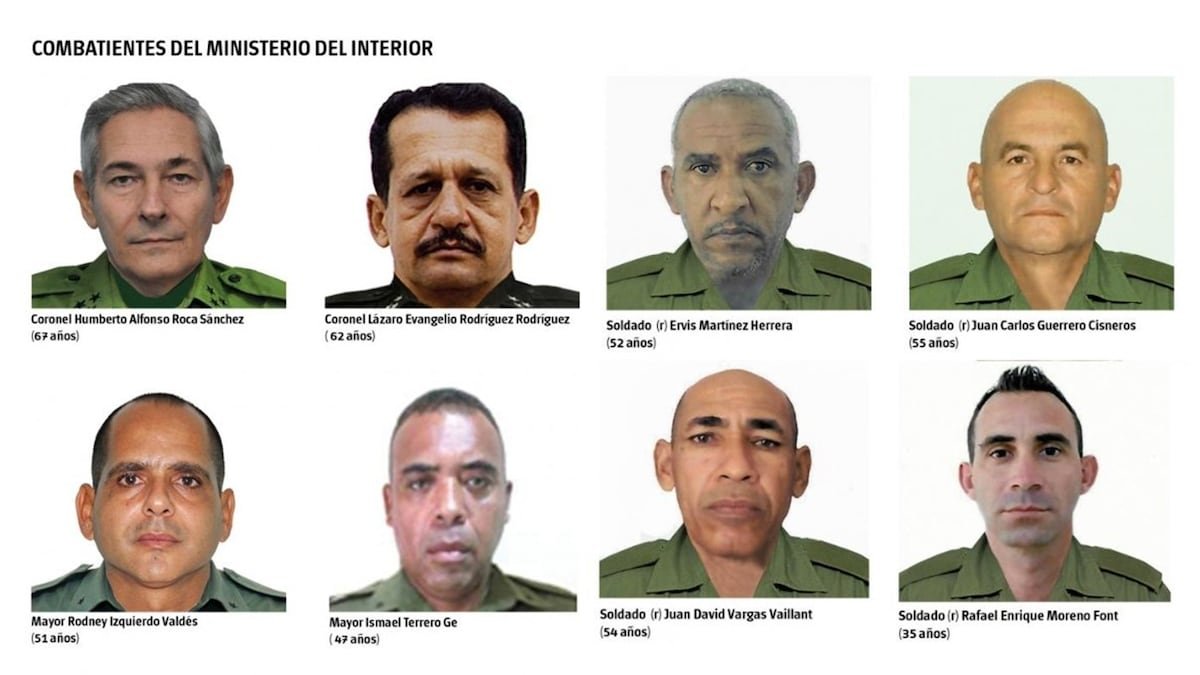 Cuba publica las fotos y los nombres de sus 32 soldados muertos en el ataque a Caracas