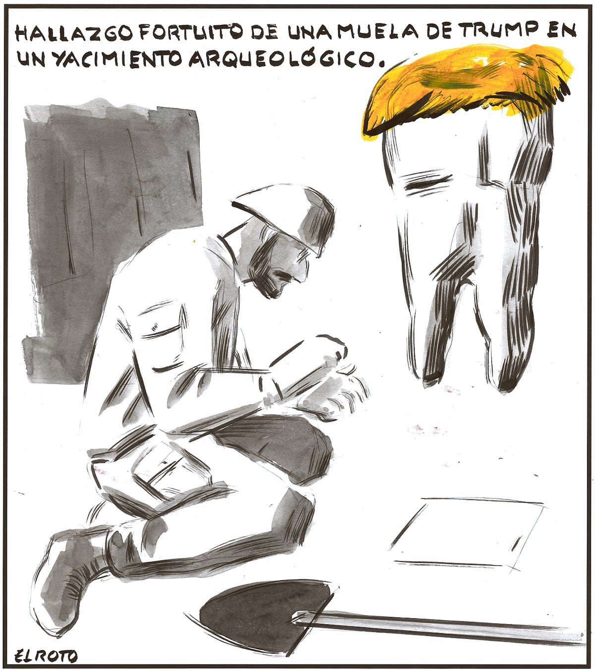 El Roto: hallazgo fortuito