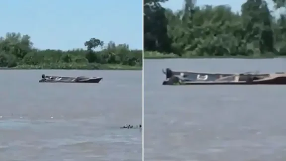 Hallan a dos hombres fusilados en una lancha a la deriva en el Río Coronda