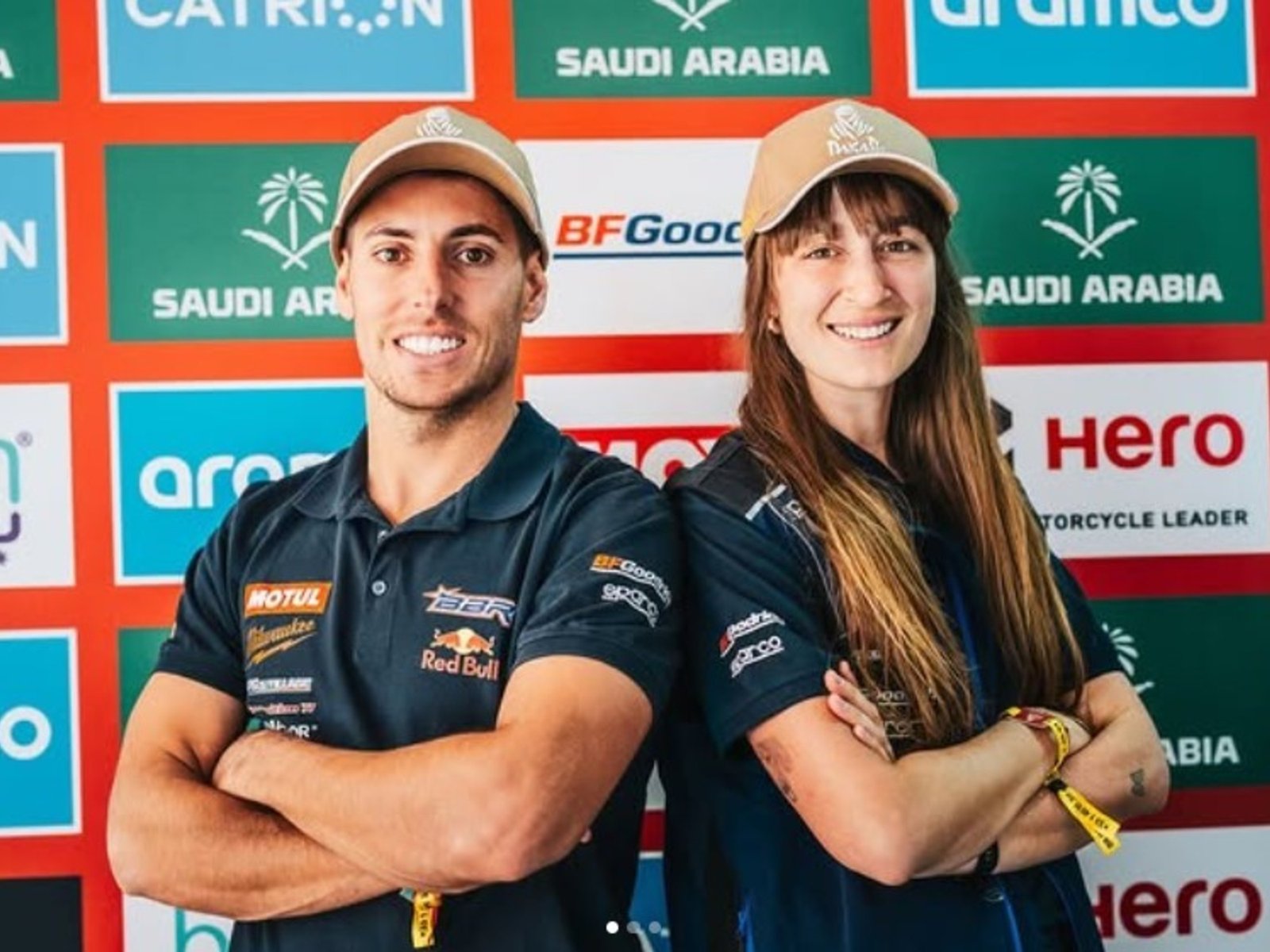 Nicolás Cavigliasso y Valentina Pertegarini, el matrimonio argentino campeón del mundo que defiende la victoria en el Dakar 2026