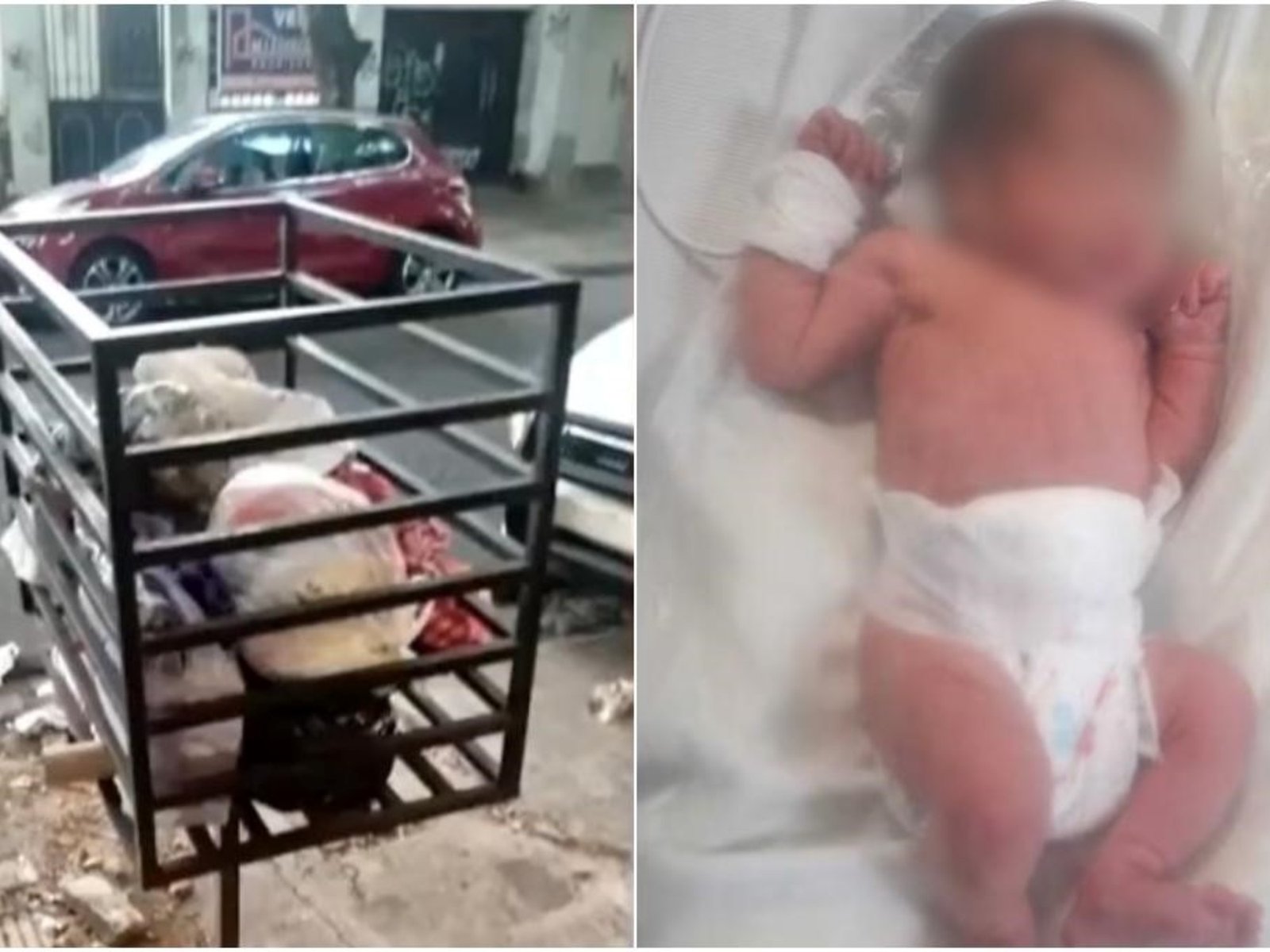Rescataron a una bebé recién nacida en un cesto de basura en San Martín