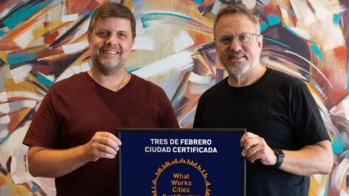 Tres de Febrero obtiene la Certificación Oro por su gestión basada en datos