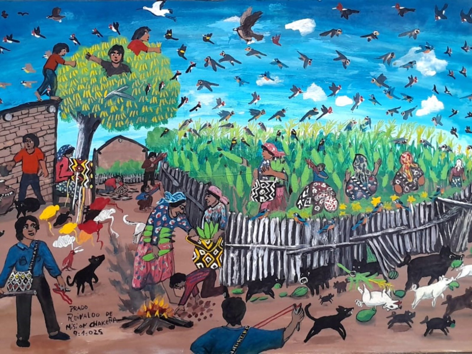 así definen los organizadores la cancelación de una muestra de arte indígena en el Palacio Libertad