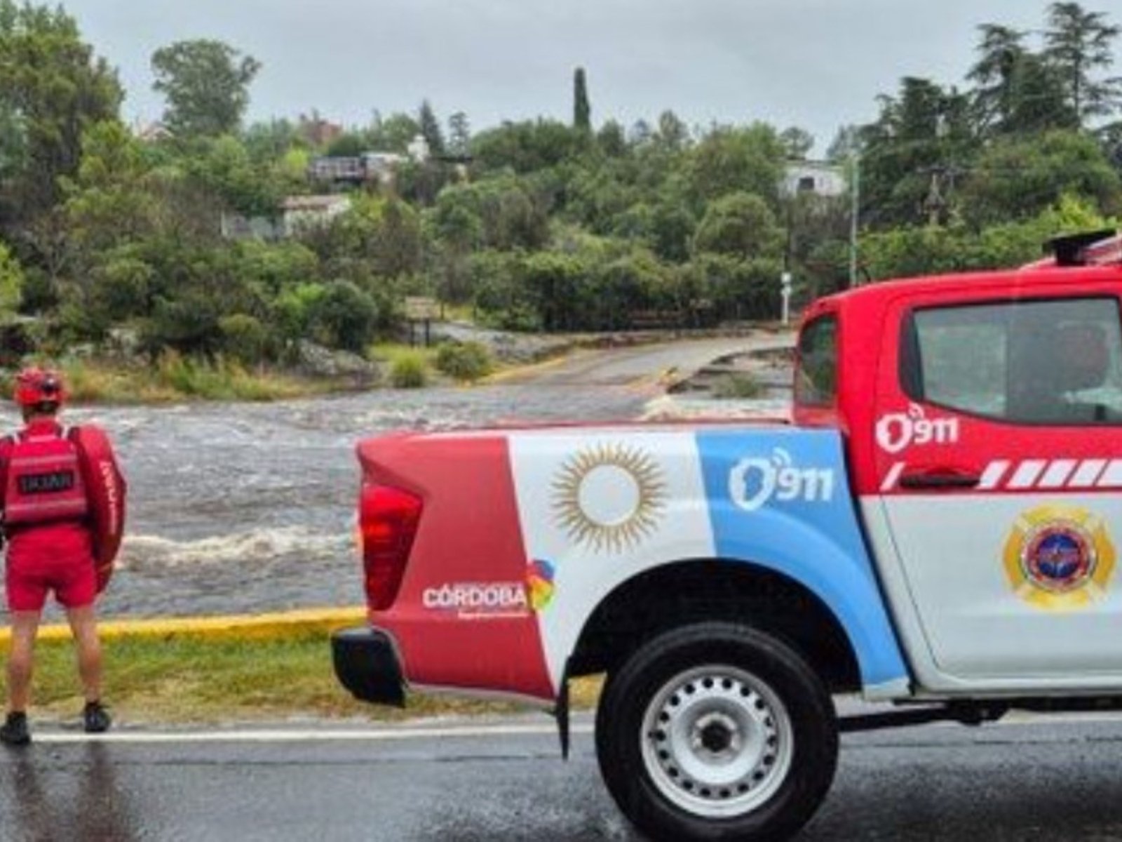 caída de granizo, crecida de arroyos y suspensión del Festival de Jesús María