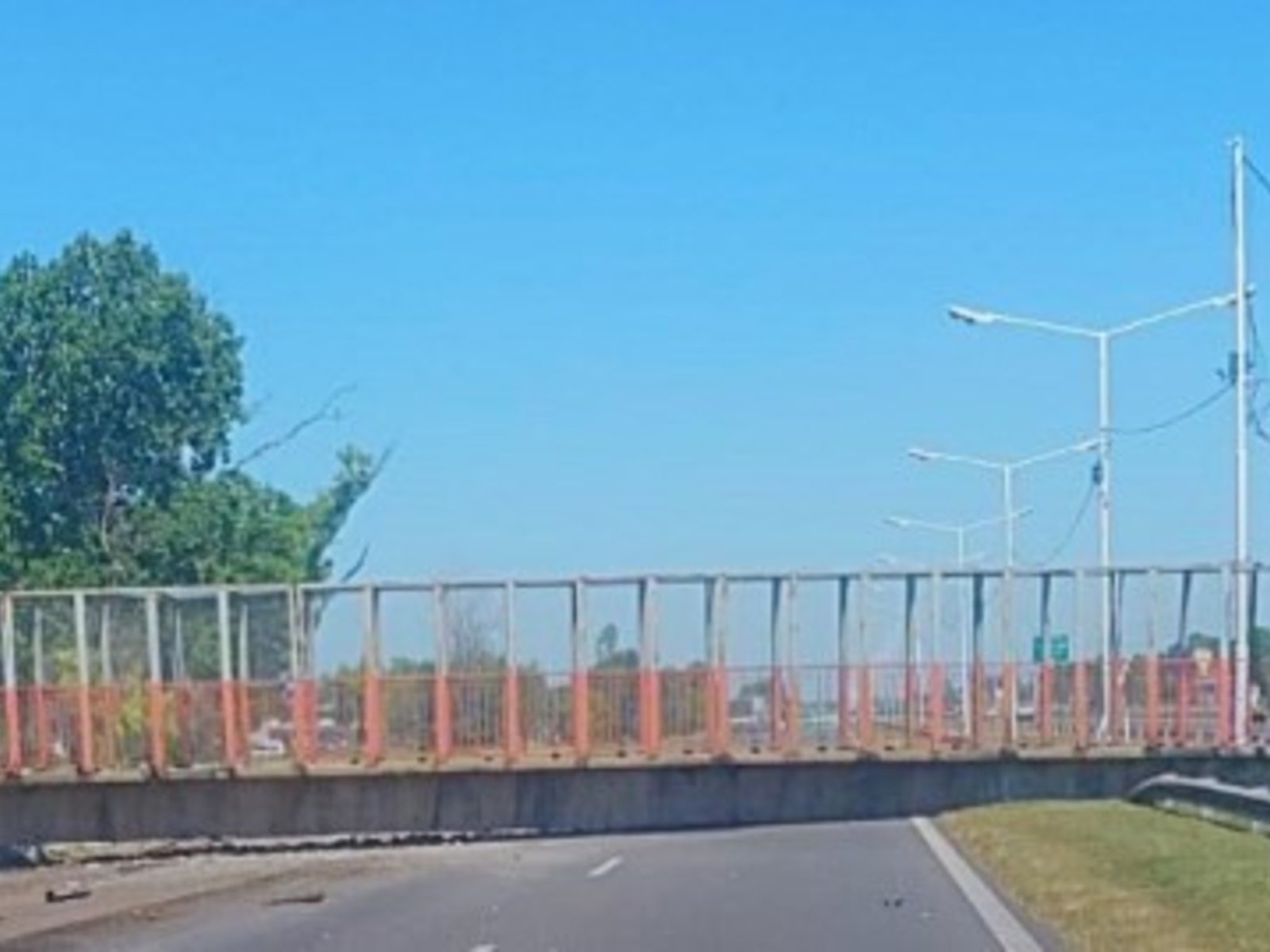 demoras y corte en el tránsito hacia el norte