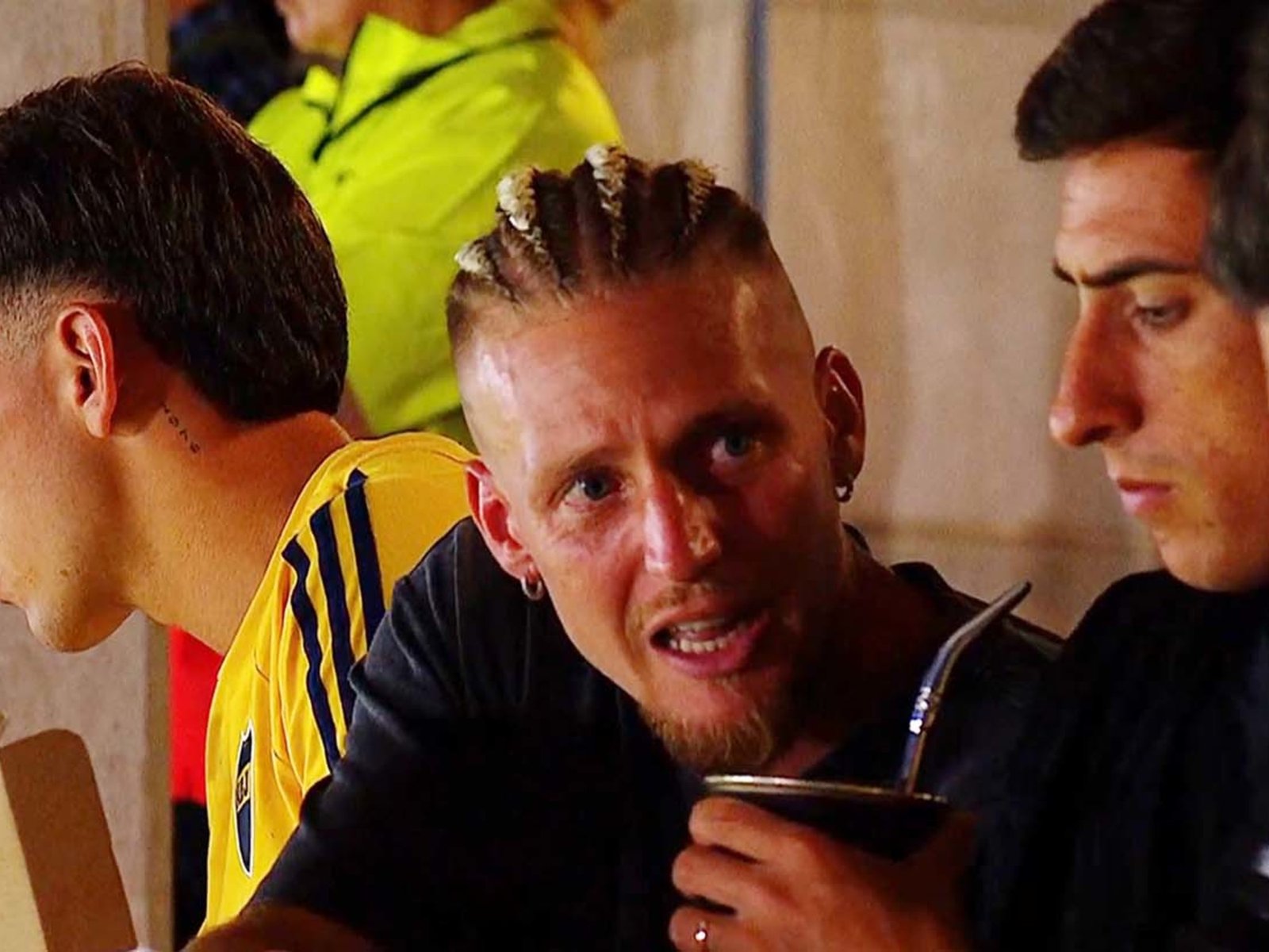 fue a la cancha de Estudiantes, se bancó la bronca de la gente y gritó el gol de Boca