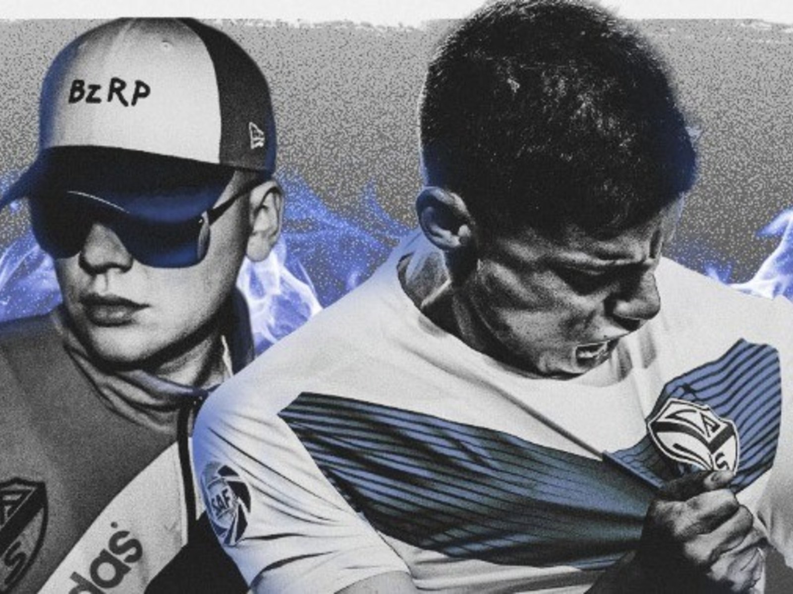 la original presentación de Robertone, el viejo nuevo refuerzo de Vélez