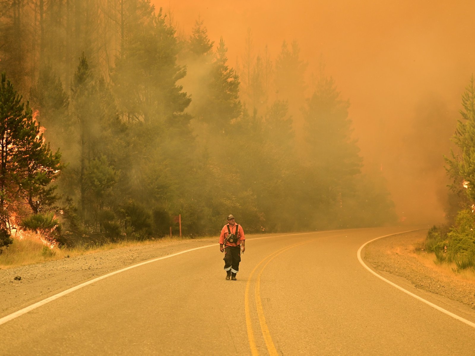 reabrieron la ruta 40, pero hay alerta por visibilidad reducida