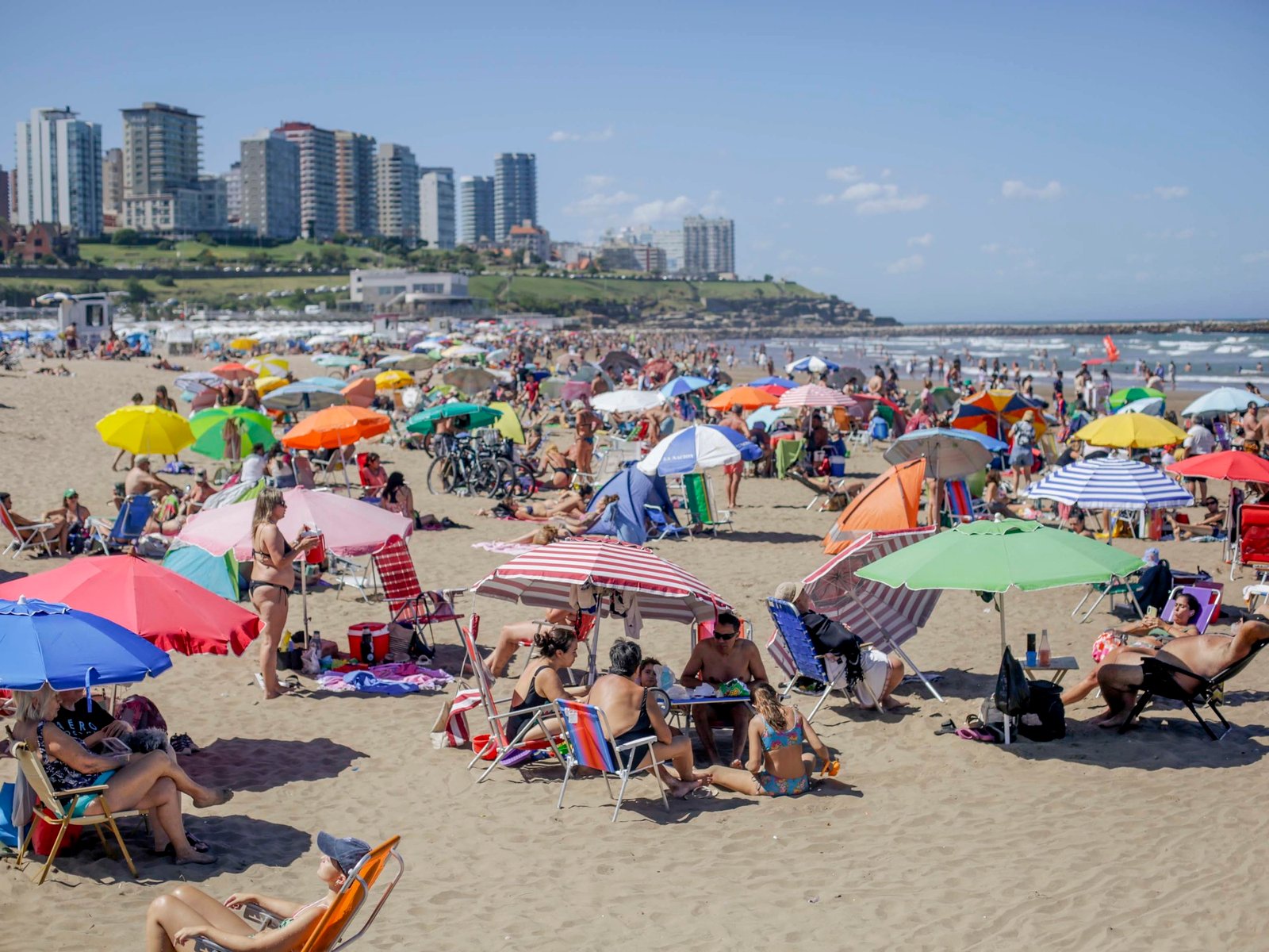 reservas a full, de todo para hacer y un clima inmejorable