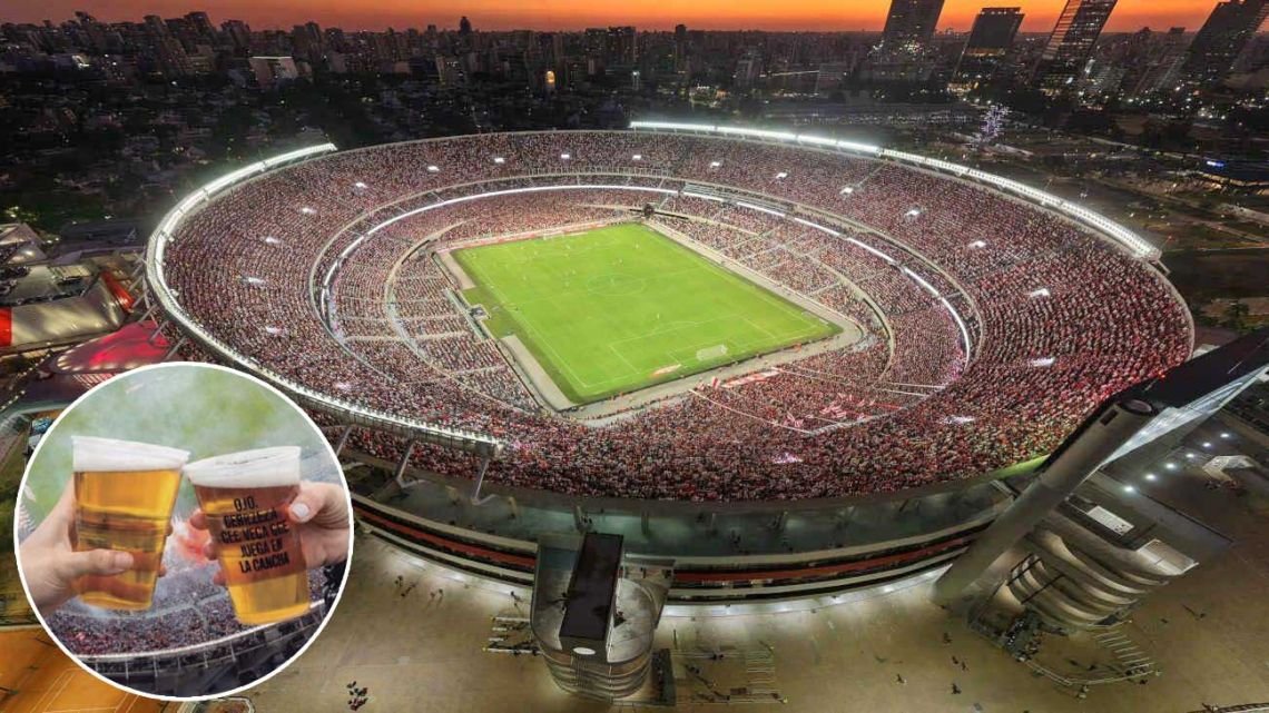 Cerveza casi libre en el Monumental: la espuma de un negocio que segrega y genera dudas