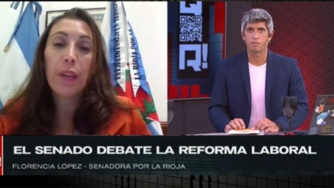 En "QR!", Florencia López denunció que "hay peronistas resentidos que van a apoyar la reforma laboral"