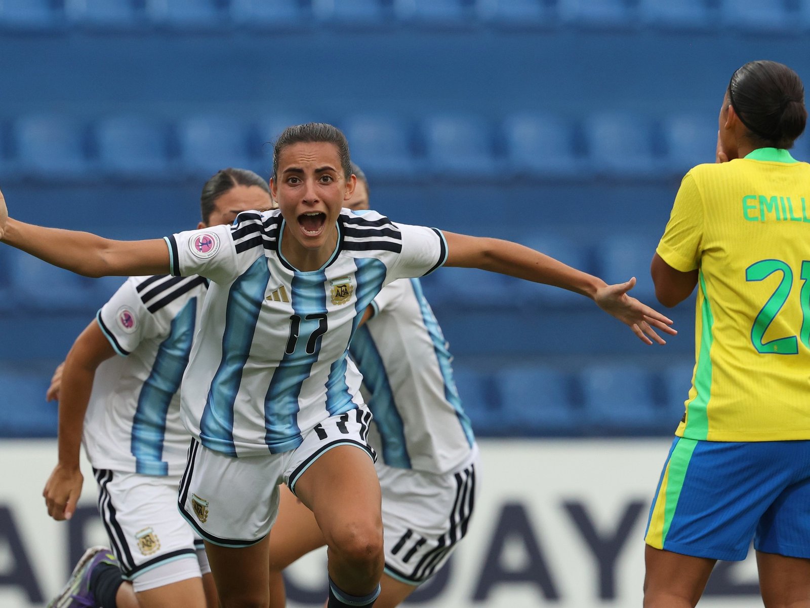 Histórico triunfo de Argentina a Brasil en la Sub 20 femenina para reafirmar sus chances en el Sudamericano de Paraguay