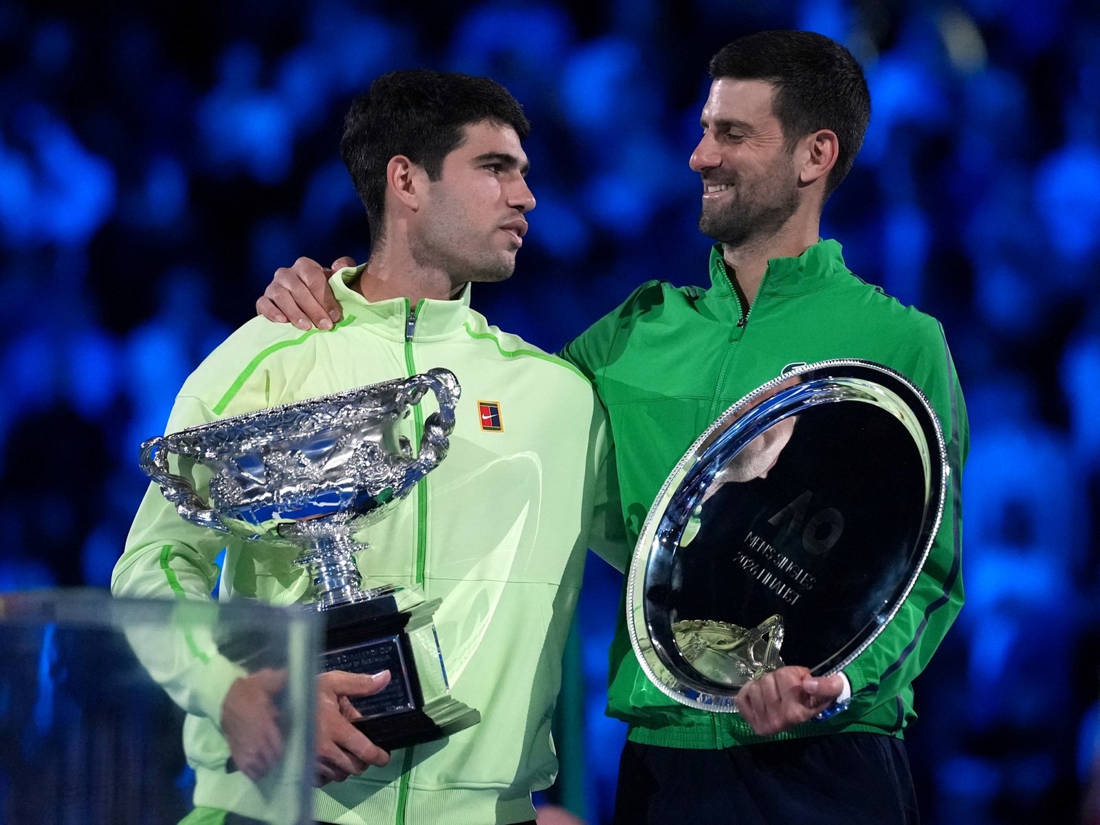 Qué dijeron Carlos Alcaraz y Novak Djokovic cuando terminó la final del Australian Open :: Olé