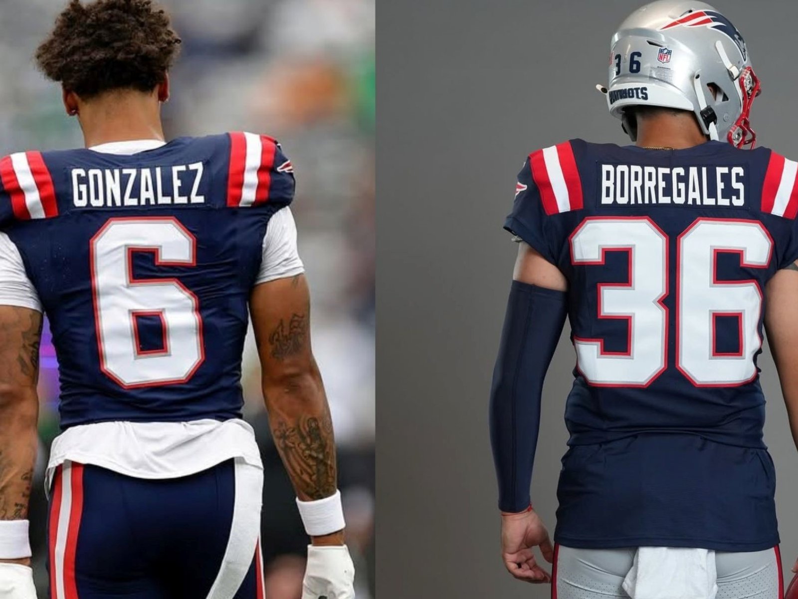 Quiénes son Christian González y Andy Borregales, los únicos latinos que jugarán con Patriots en el Super Bowl 2026