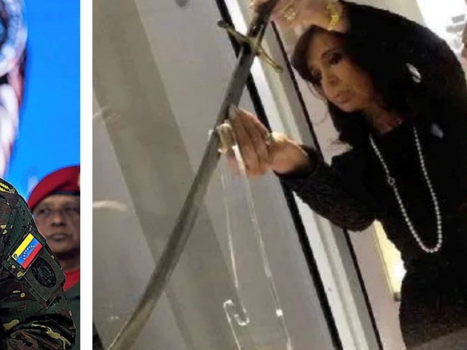 del sable corvo de San Martín a la espada de Bolívar en manos de presidentes