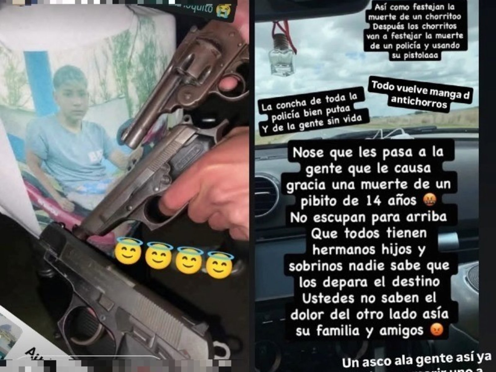 el insólito adiós al ladrón de 14 años que murió baleado por un francotirador