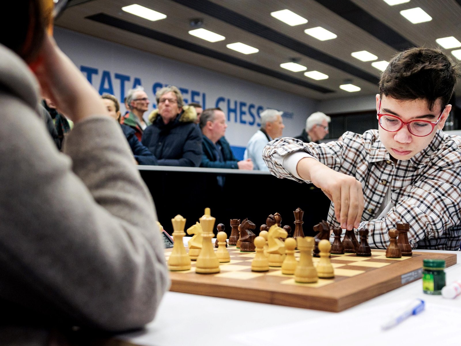 firmó tablas con el legendario Vasyl Ivanchuk en la penúltima ronda del Challenger del Tata Steel