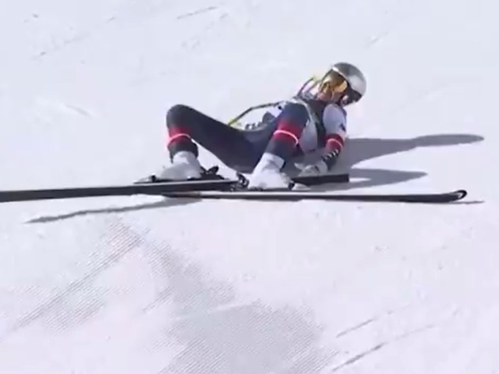 lágrimas y gritos de dolor para la reina del esquí alpino