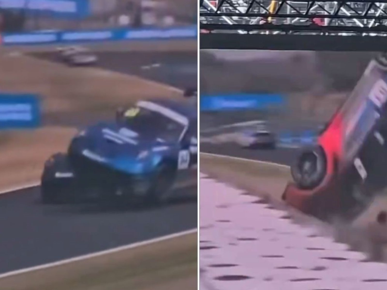 Brutal accidente en Suzuka: choque, vuelcos y retraso para la Fórmula 1 :: Olé