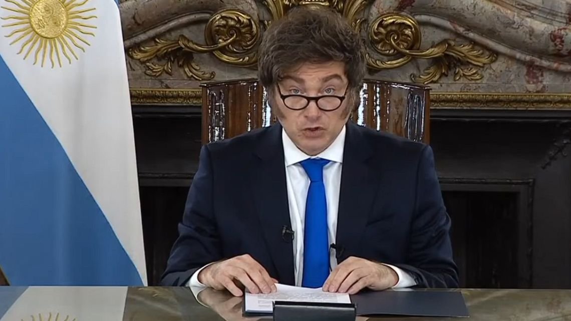 Cadena nacional: Javier Milei habla sobre el fallo de la justicia de EEUU en el caso YPF