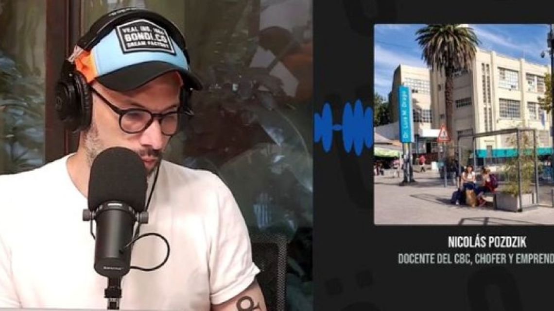 Docente universitario que es chofer de una aplicación: "La precarización laboral es absoluta"