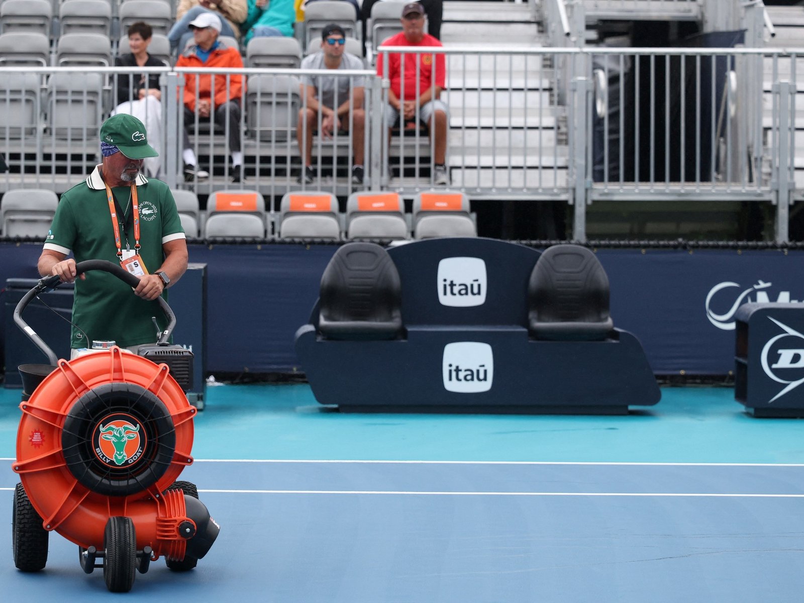 El Masters 1000 de Miami, frenado por la lluvia: se suspendió toda la jornada :: Olé