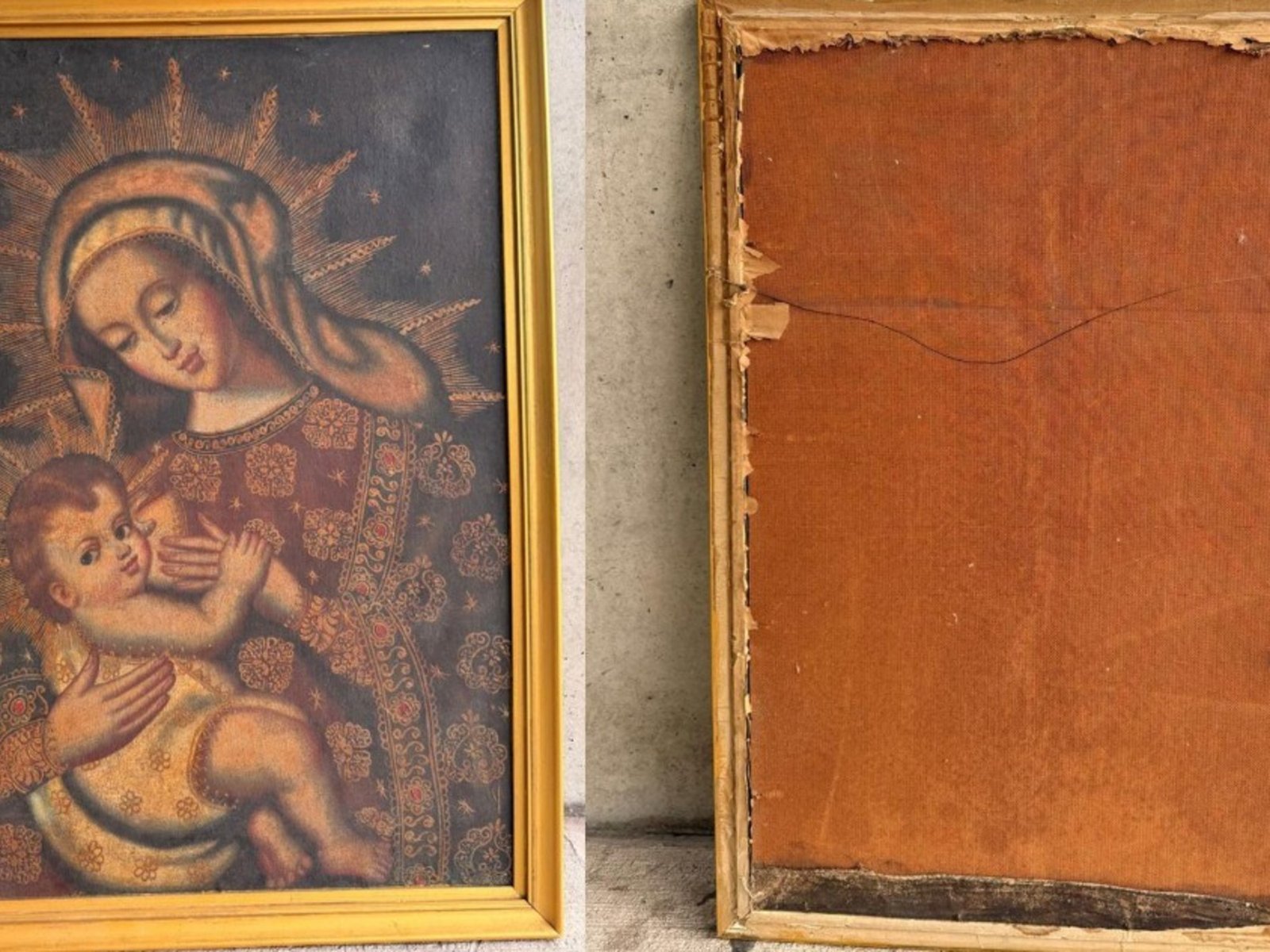 La PSA secuestró un cuadro de la "Virgen de la Leche" en Santiago del Estero e investigan si fue adquirida de forma ilegal