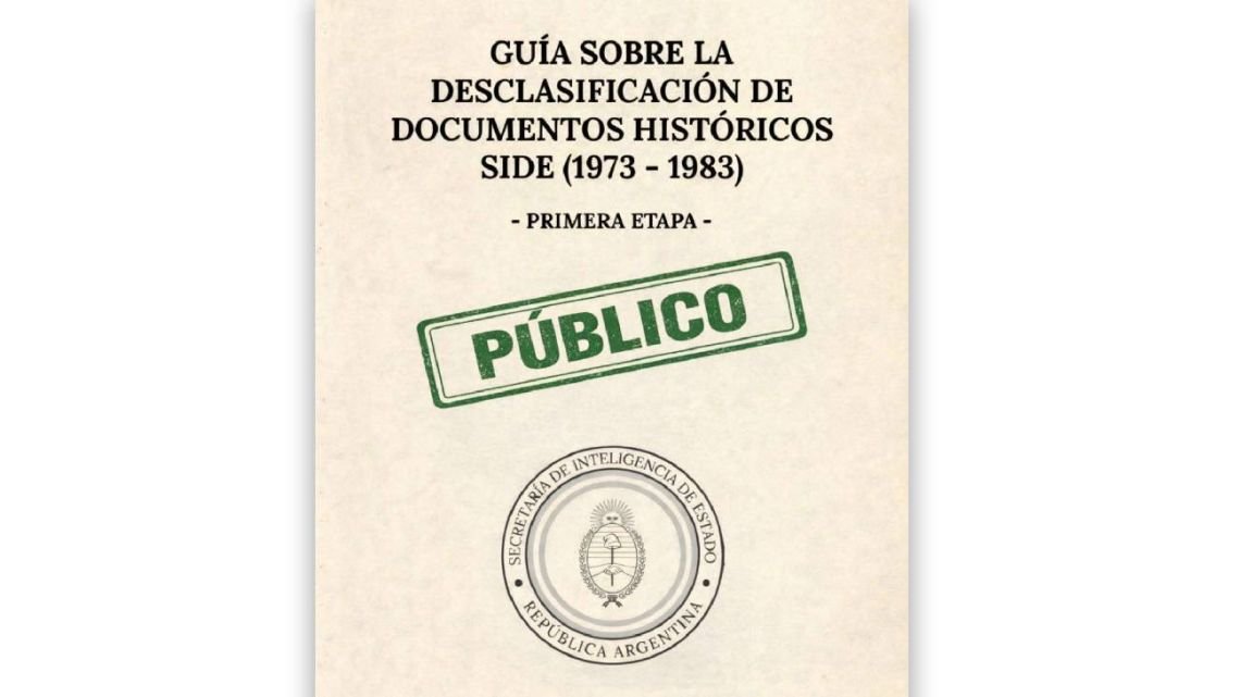 La SIDE desclasifica documentos de la dictadura: qué archivos ya se pueden consultar