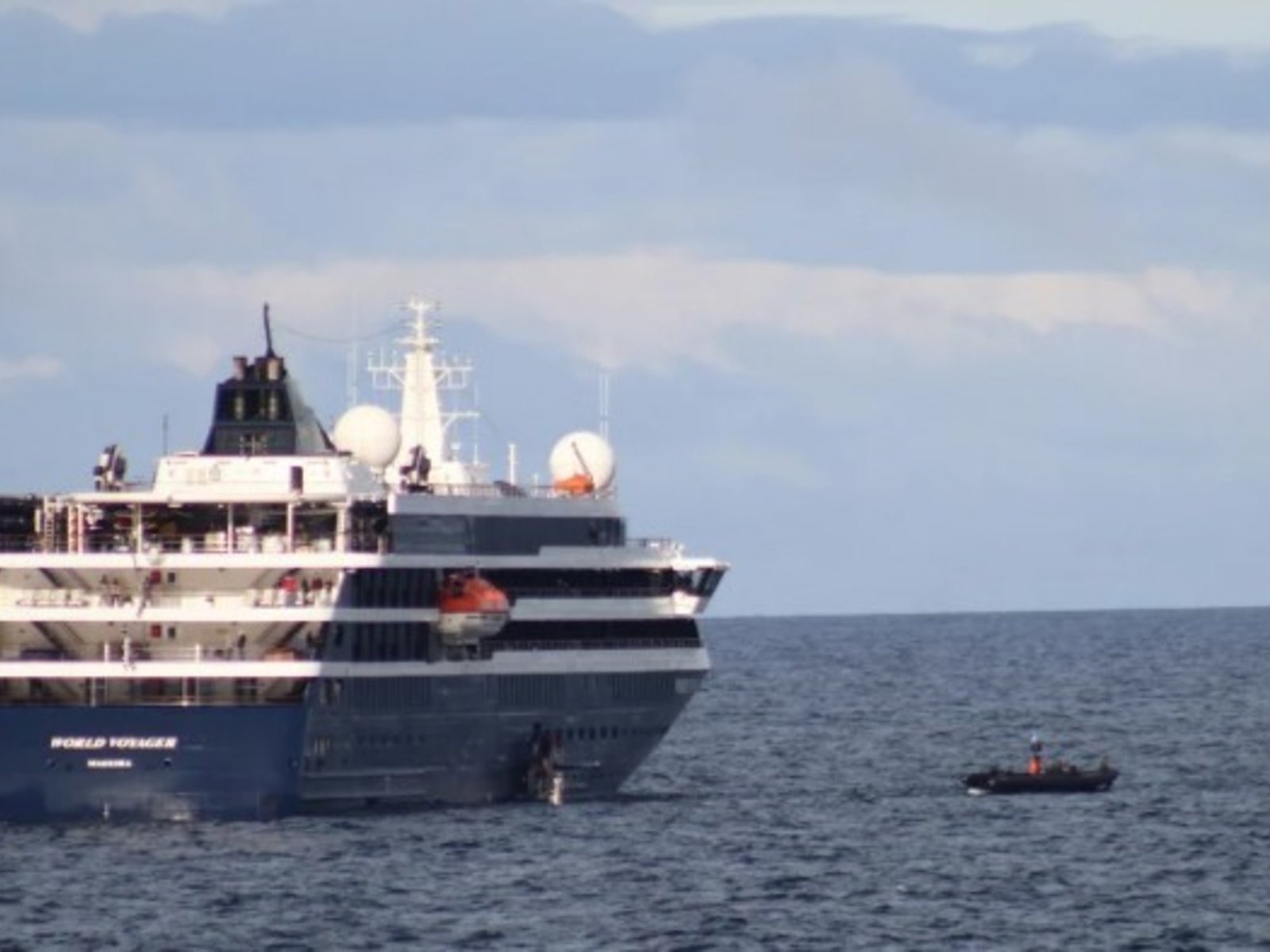 Murió en Ushuaia un turista estadounidense que había sido evacuado de un crucero en medio del mar
