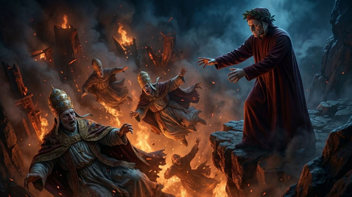Por qué Dante Alighieri condenó a tres Papas al Infierno de la Divina Comedia