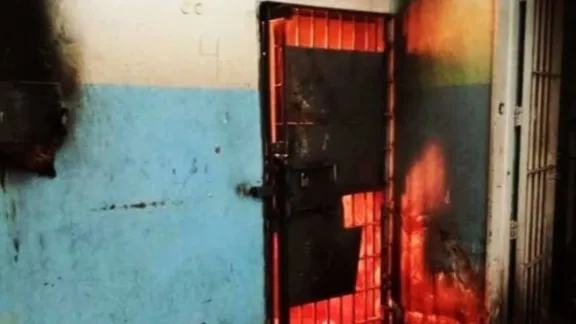 Se incendió el pabellón 4 de la Alcaidía de Trelew