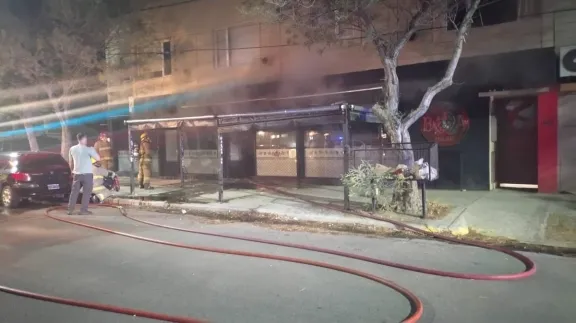 Se incendió un bar en Rada Tilly