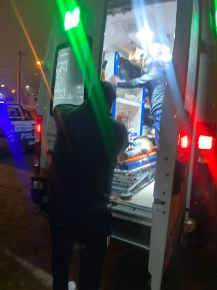 Un hombre cayó a un zanjón y sufrió una herida en la cabeza