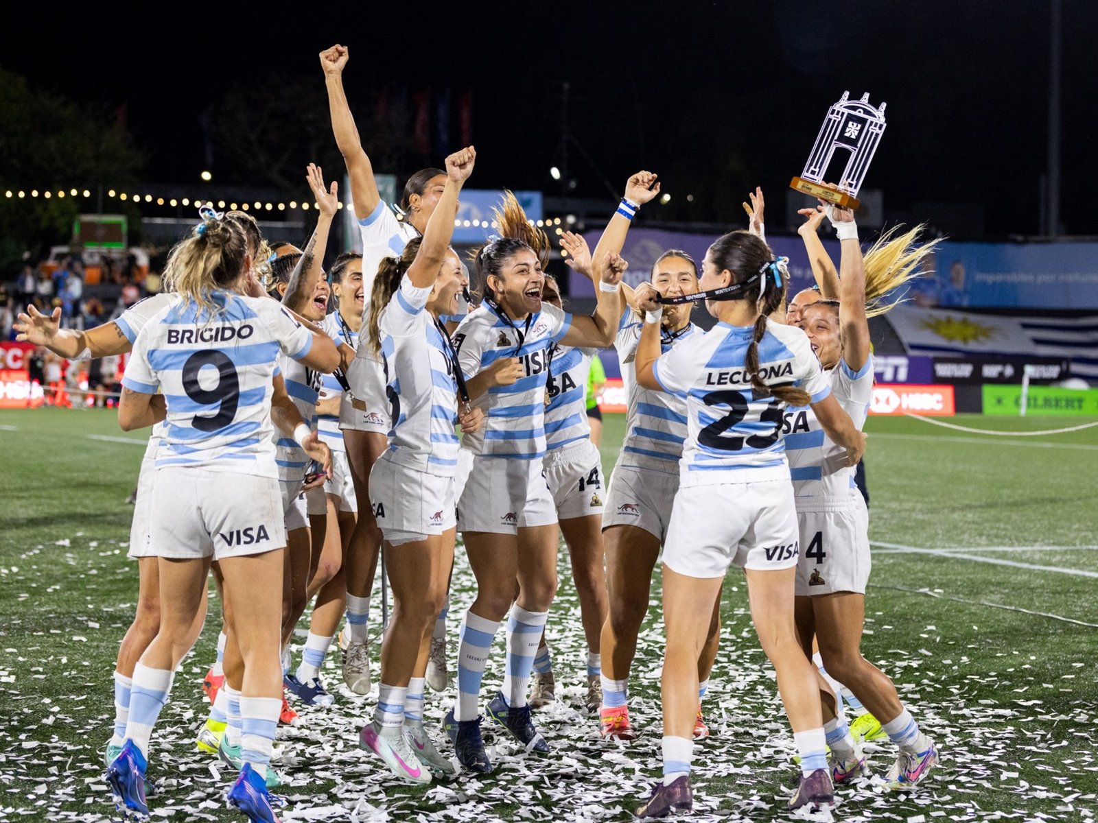 campeonas en Montevideo y a la elite del Seven mundial