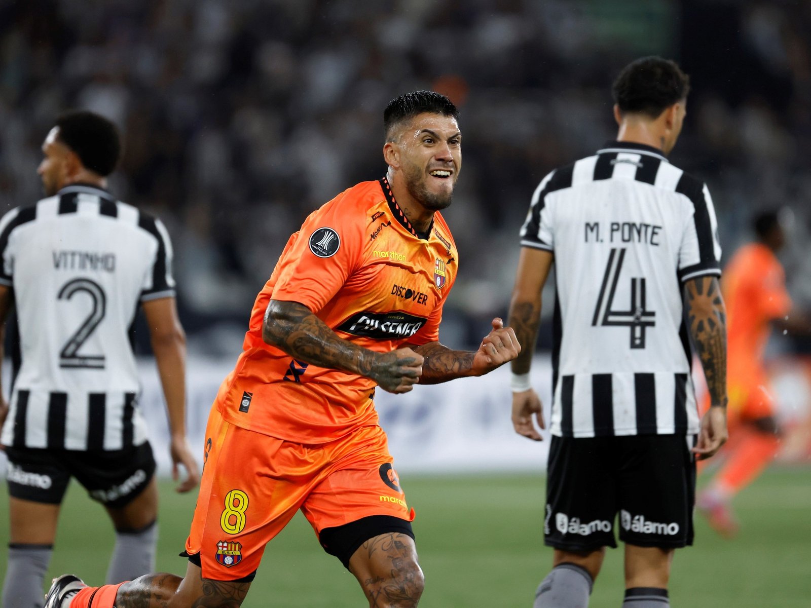 marcó un gol y Barcelona de Guayaquil eliminó a Botafogo de la Copa Libertadores