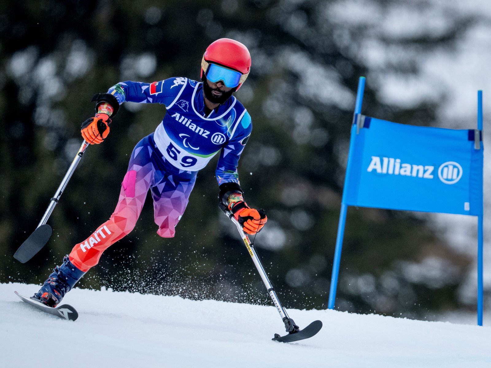 sobrevivió al peor terremoto de la historia de Haití y cumplió el sueño de participar de los Juegos Paralímpicos de Invierno