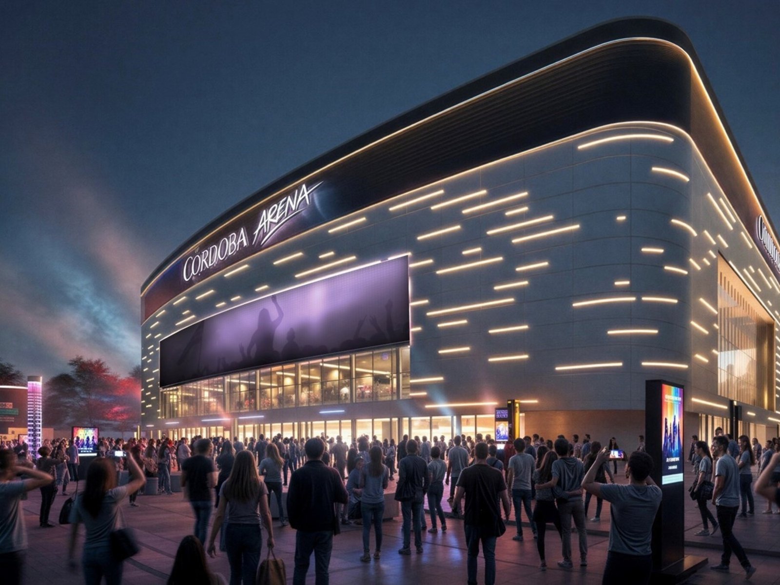 un megaestadio de 50 millones de dólares para shows, recitales y eventos deportivos