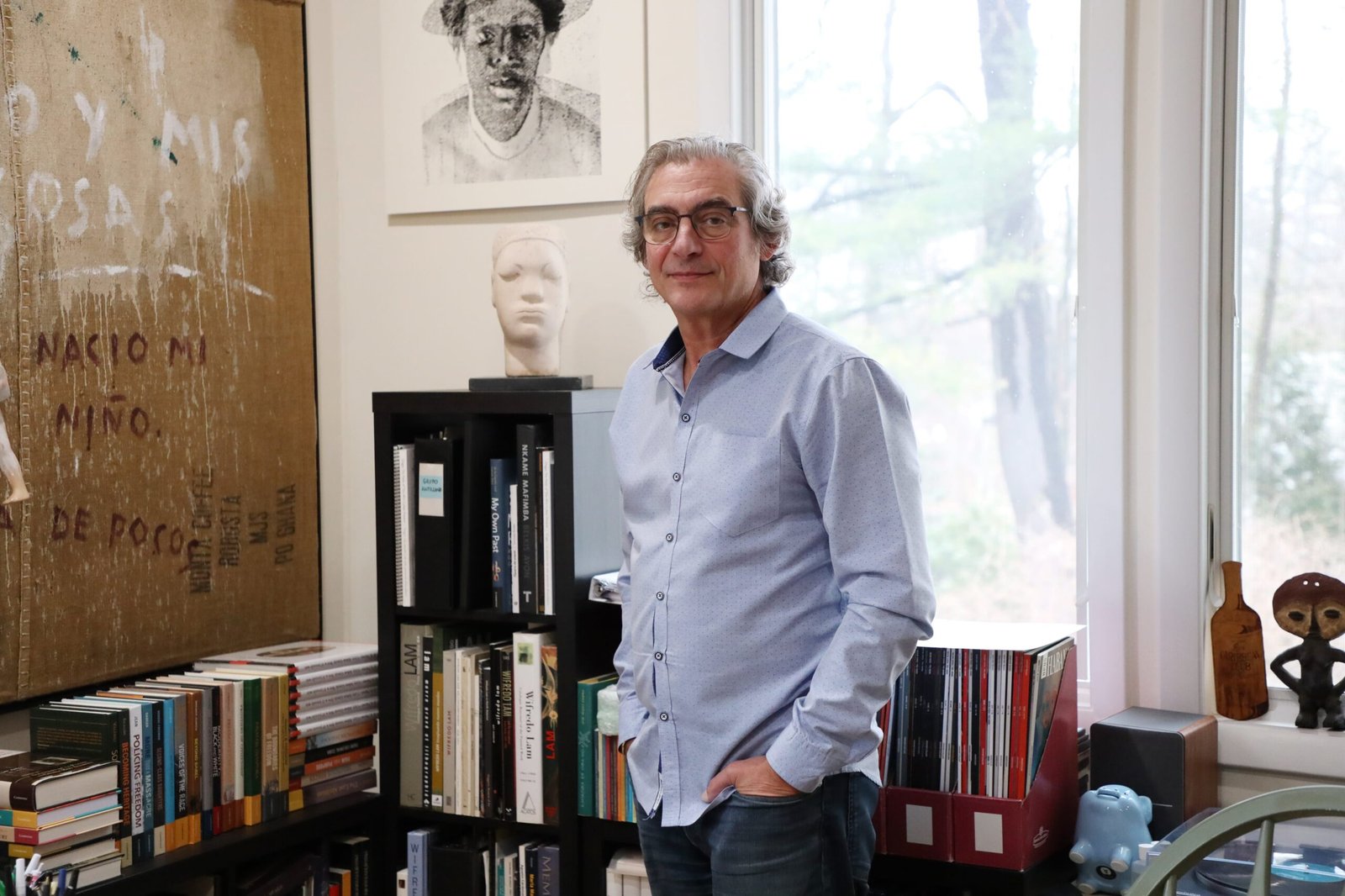 Historian Alejandro de la Fuente, at his home in the United States, on March 23.
