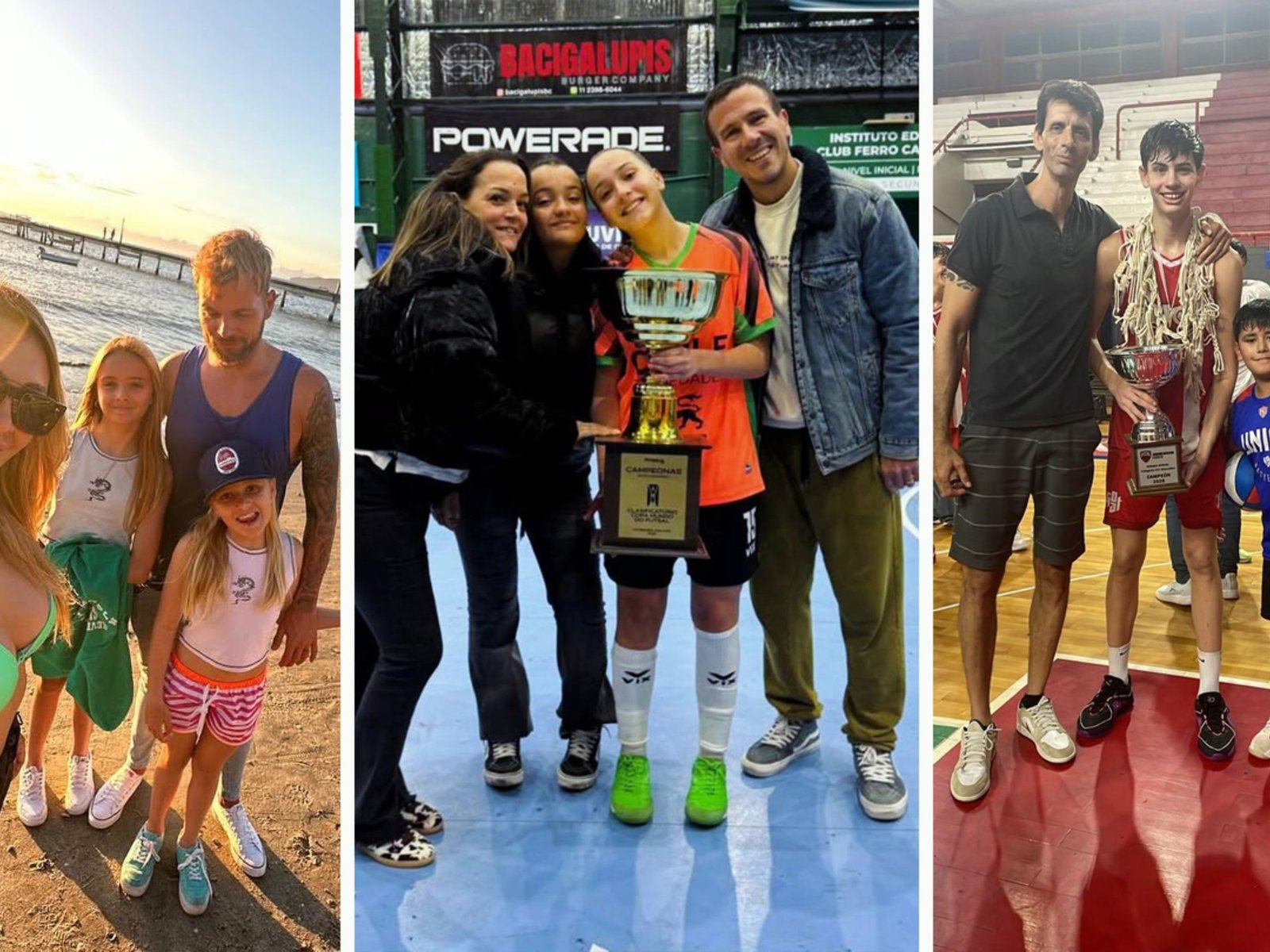 Assmann en surf, Spajic en básquet y Wilhelm en futsal, los “hijos de” que hacen historia en los Suramericanos de la Juventud Panamá 2026