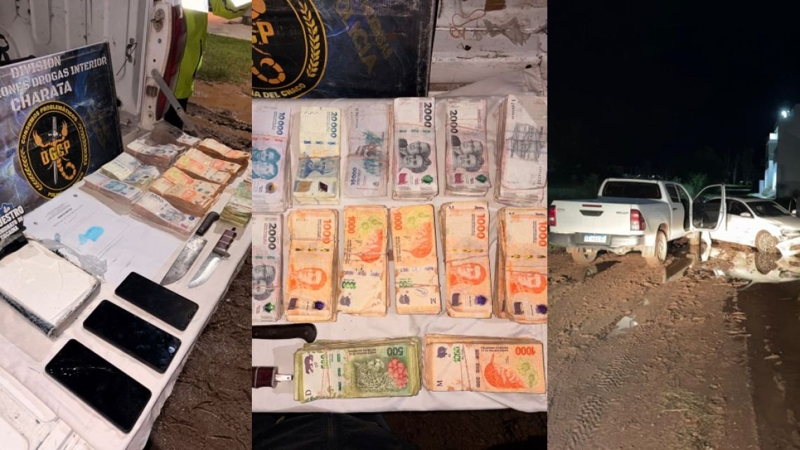 Con cocaína valuada en $22 millones, intentó huir, protagonizó un accidente y lo detuvieron