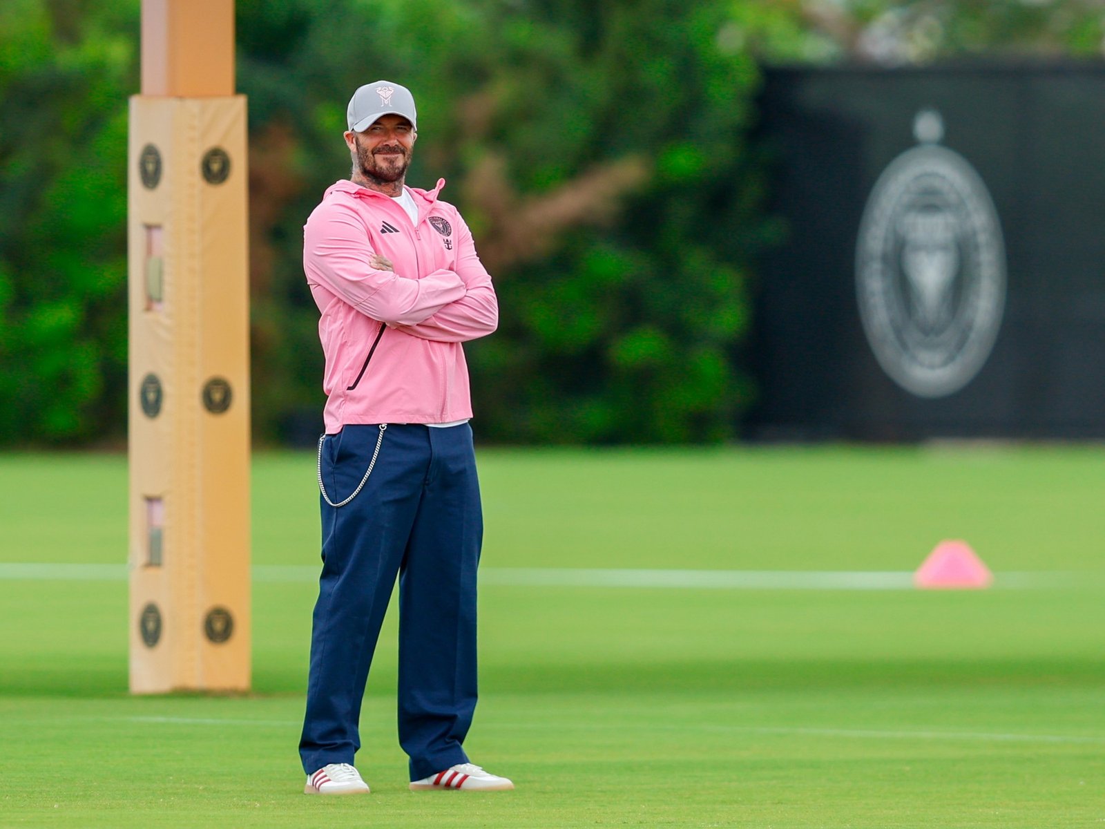 David Beckham visitó la práctica del Inter Miami y habló de la salida de Mascherano: "Estas cosas suceden"