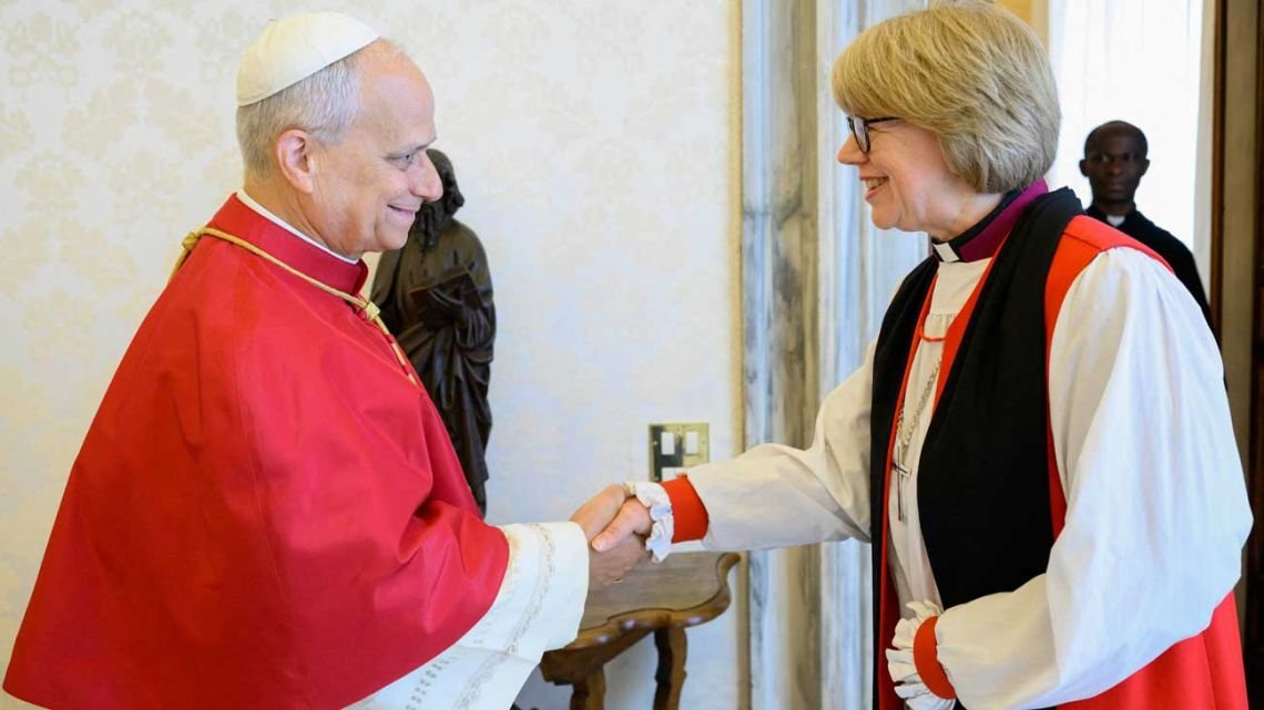 El Papa recibió a la primera arzobispa de la iglesia anglicana