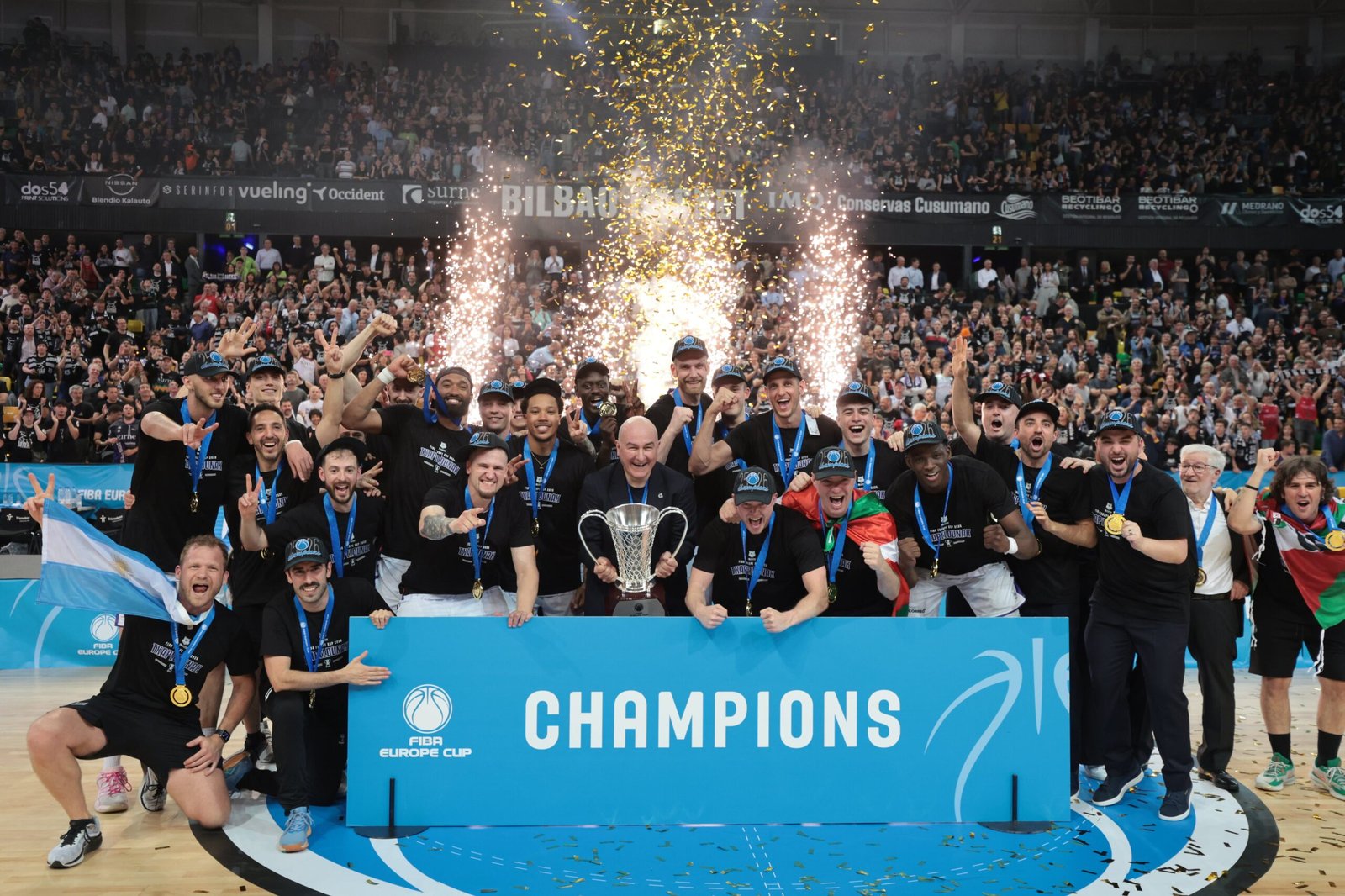 El Surne Bilbao gana la FIBA Europe Cup y el baloncesto español encadena 10 años con títulos continentales