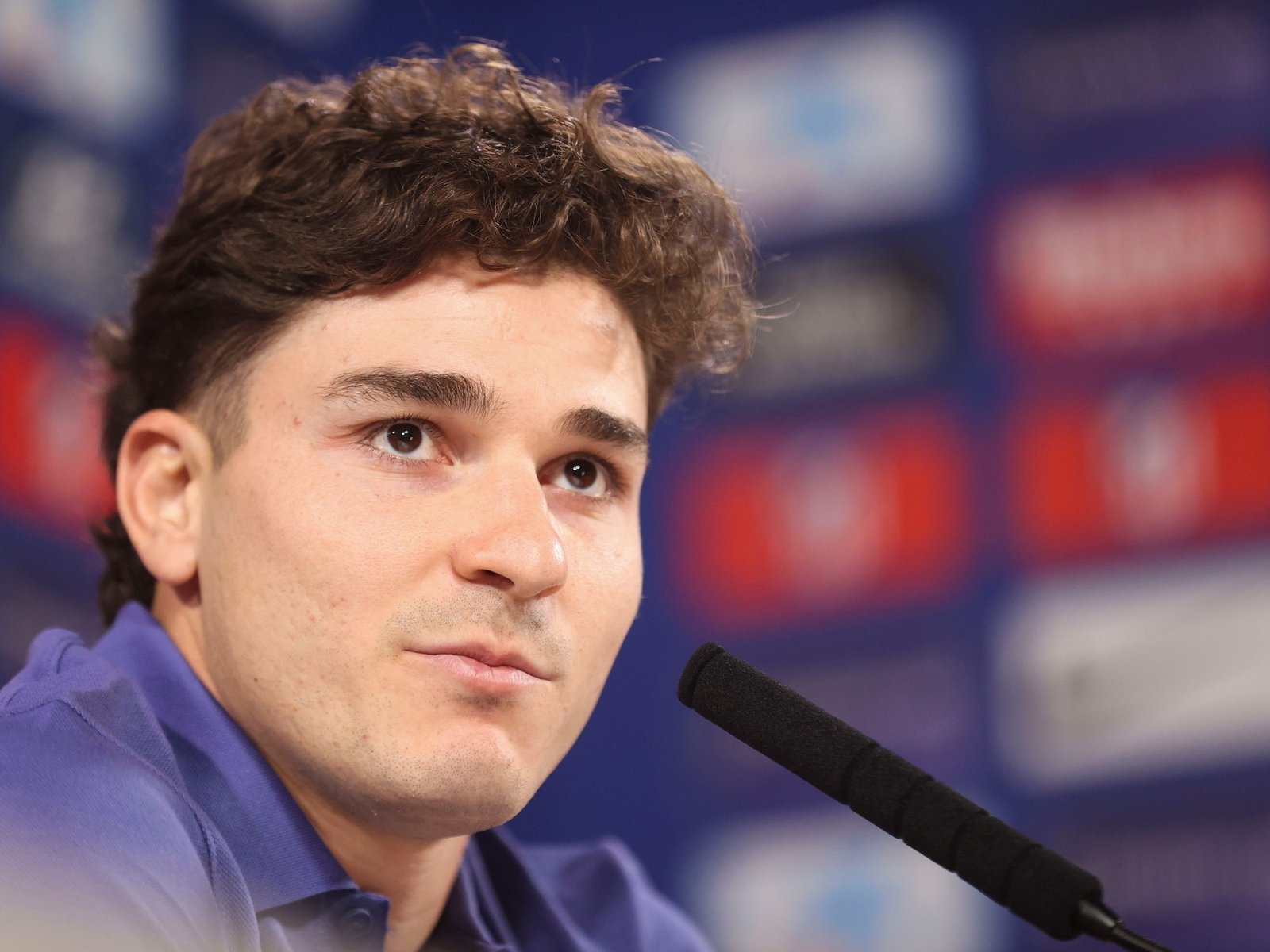 Julián Alvarez volvió a cruzar los rumores de una venta al Barcelona antes de la semi vs Arsenal por la Champions