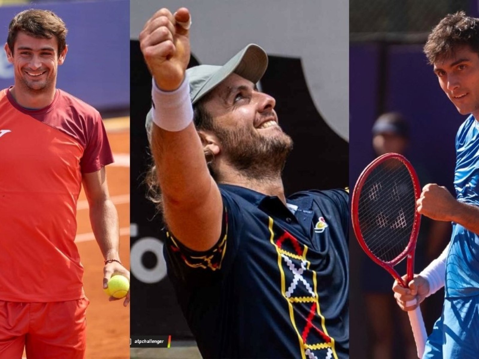 Navone, Trungelliti y Burruchaga jugarán finales en los ATP de Bucarest, Marrakech y Houston