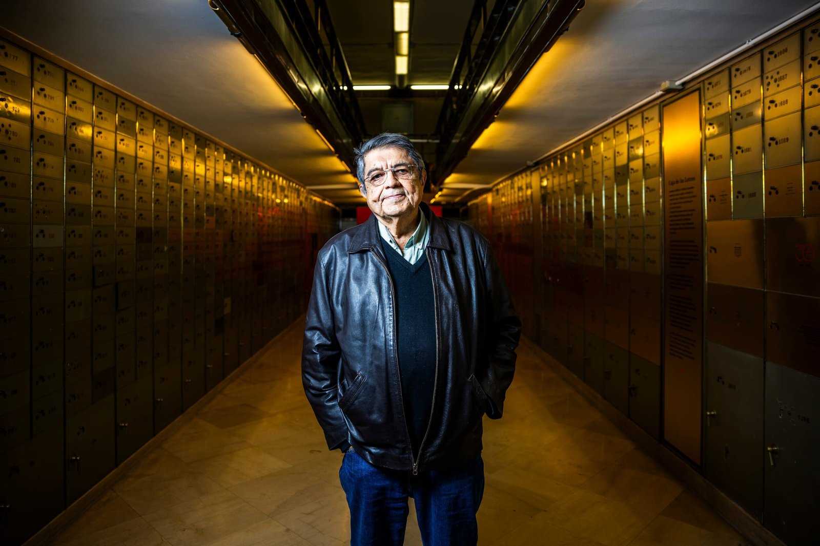 Sergio Ramírez en Madrid, en enero de 2024.